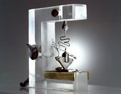 Photo, 1947 transistor, Bell Labs