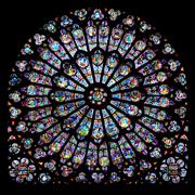 Photo, Rose window, Notre Dame Cathedral