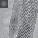 Photo, carbon nanotubes in a Damascus sword, 17th C