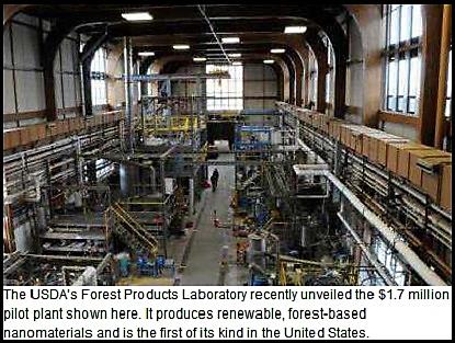 USDA nanocellulose pilot plant