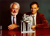 Nobel Prize Winners Heinrich Rohrer and Gerd Binnig