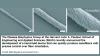 Micrograph of threaded nanofibers
