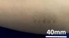 photo of temporary graphene tattoo sensor