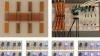 Picture of printed materials and set of lighted circuits