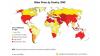 Water stress world map